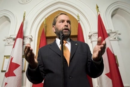 Le député d'Outremont, Thomas Mulcair.... (Photo: PC)