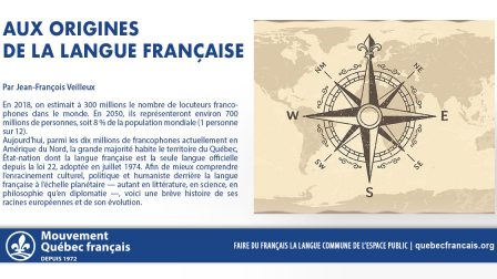 Aux origines de la langue française 1