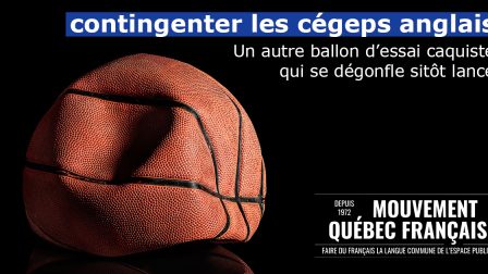 Ballon dessai CAQ