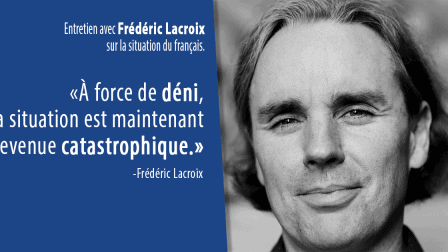 Entretien avec Frédéric Lacroix
