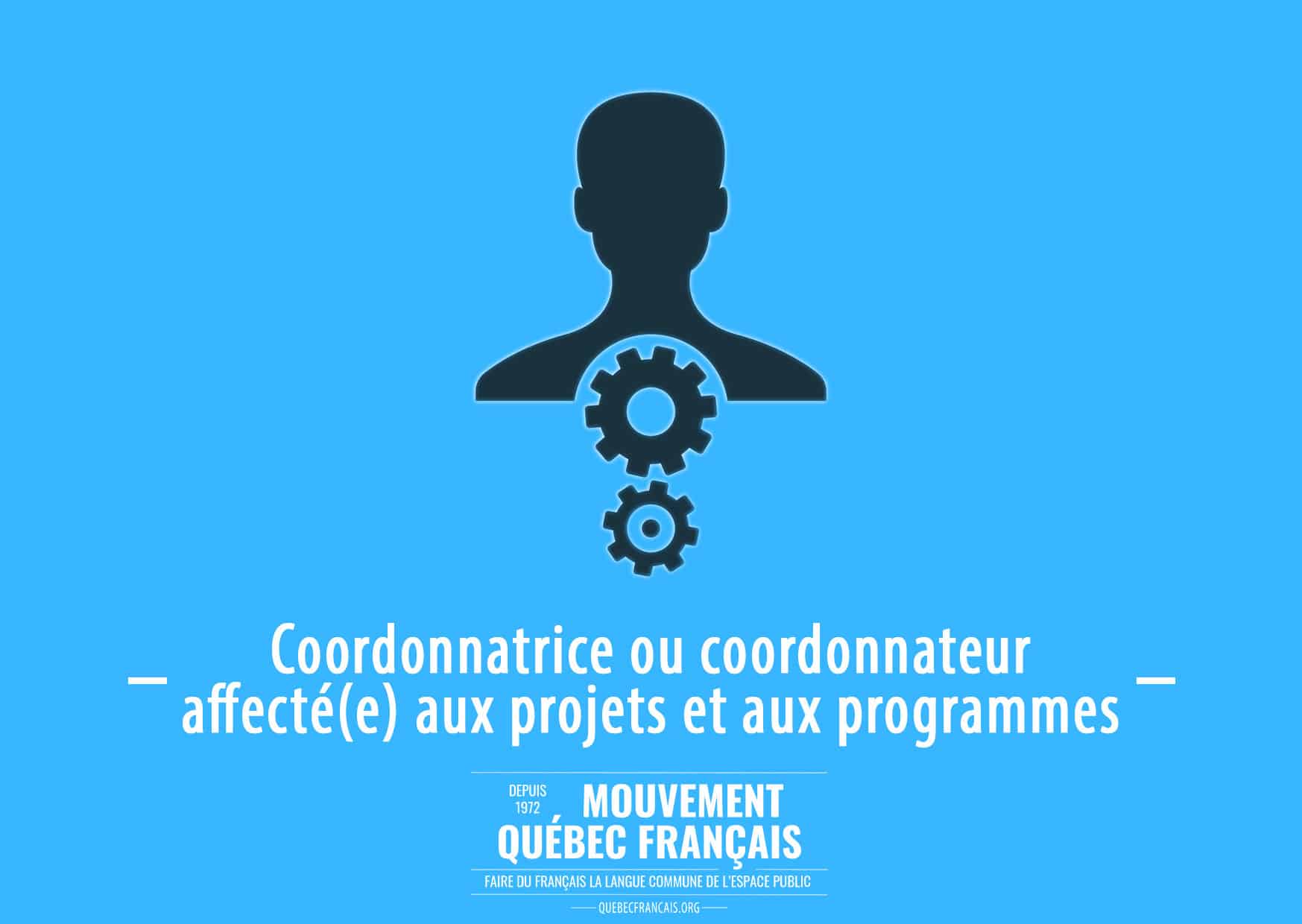 Offre demploi coordo aux projets 1 mouvement qu bec fran ais