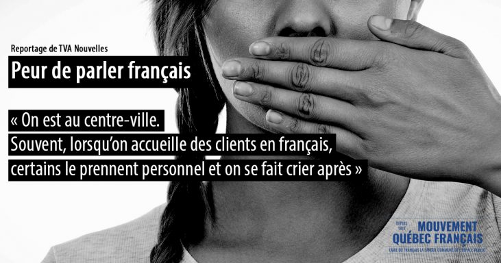 Peur de parler français