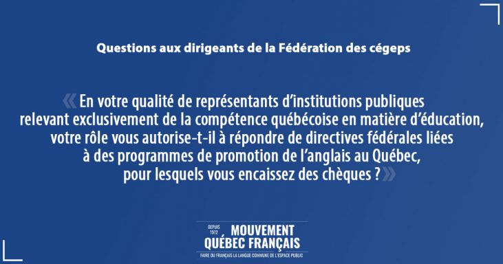 Question du MQF 5 Question du MQF 5