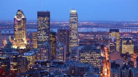 bigstock Montreal skyline by night Dus 24374288